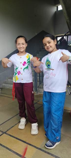 Fabric Painting & Rakhi making Activity